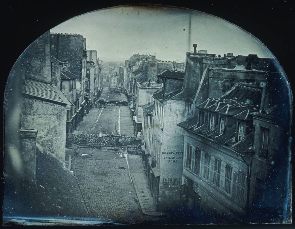 A Rue Saint-Maur barikádjai 1848. június 25-én.